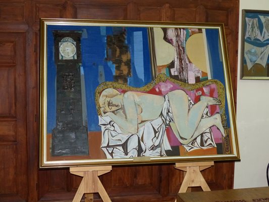 Картините на Слона заблестяха в Балабановата къща.