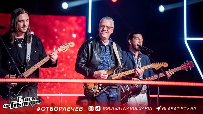 Иван Лечев излезе на сцената, за да свири с Калоян и Георги, които спаси от отпадане.