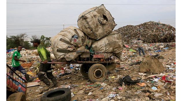 Отпадъци за рециклиране в Кения