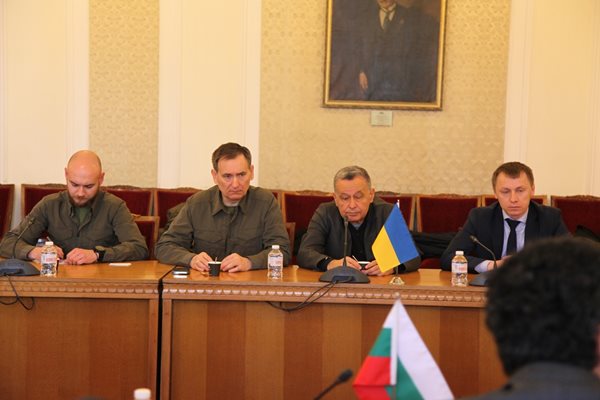Федор Вениславский и украински депутати на срещата с ДБ и ПП