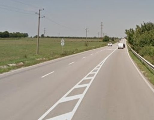 Пътят Разград - Русе СНИМКА: Google Street View