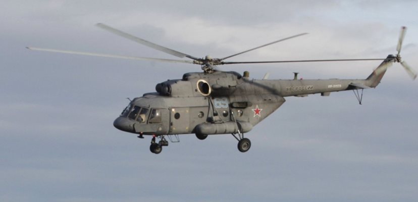  Хеликоптер "Ми-8". Снимката е илюстративна. ИЗТОЧНИК: РОЙТЕРС