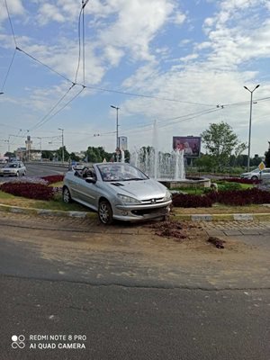 На кръговото до Водната палата често стават инциденти.