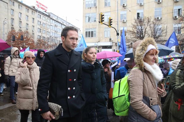 Дарин Ангелов и Александра Сърчаджиева
СНИМКА: Ники Литов