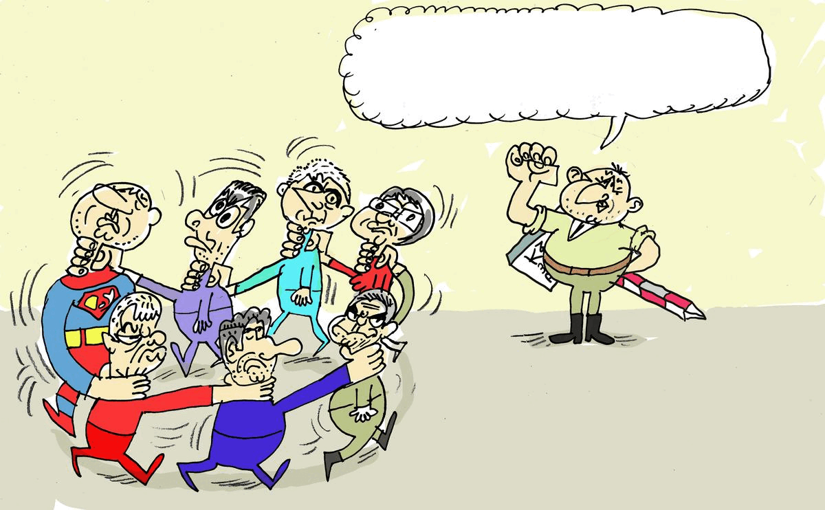Радев предлага изход от парламентарната криза - виж оживялата карикатура на Ивайло Нинов