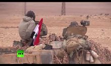 Сирийска арабска армия, наближава палмира