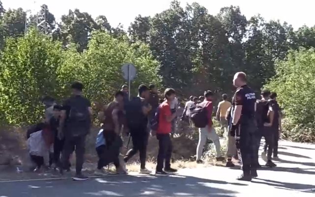 Село Бръшлян в борба с мигрантите
Кадър: Nova News