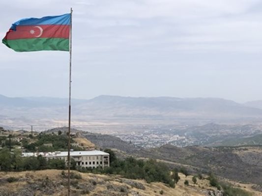 Оспорваният район Нагорни Карабах.