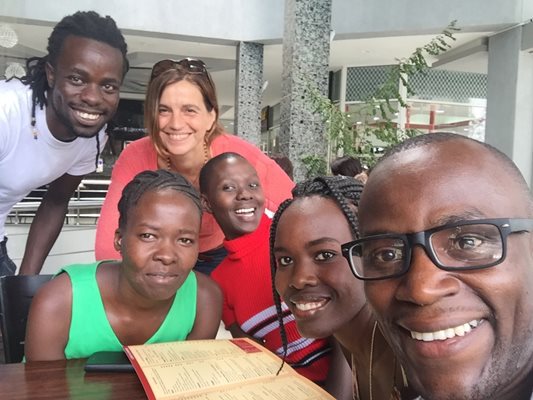 Rehearsal during the Artists for Children project, Kisumu, Kenya PHOTO: ATANAS KANEV