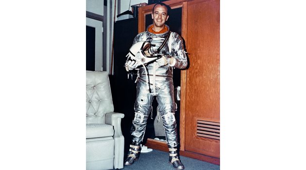 Алан Шепърд днес щеше да стане на 100 г.
СНИМКА: НАСА