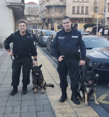 Полицейските кучета ще патрулират в центъра, около гарата и в Морската градина.