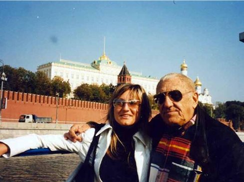 Хачо Бояджиев и Весела на Червения площад в Москва. Сн. Архив 24 часа
