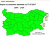Жълт код за силен вятър и силно морско вълнение е обявен за цялото Черноморие за утре