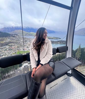 Новозеландката на почивка с любимия си