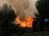Пожар гори на остров Родос, огънят все още не е овладян