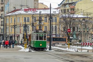 Вижте ретро трамвая в София (Галерия)