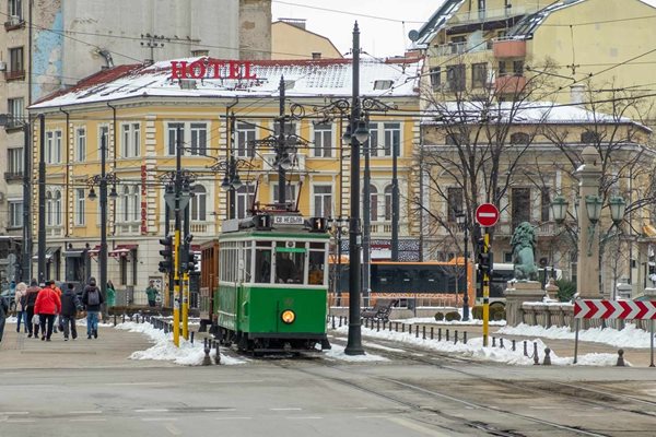 Ретро трамвай в София СНИМКИ: Георги Кюрпанов-Генк