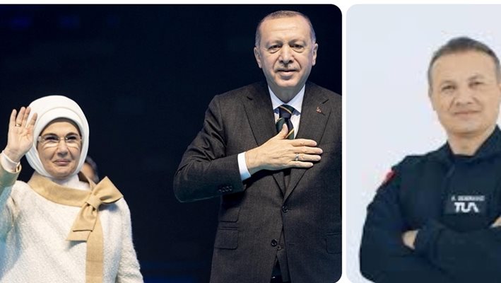 Турция излетя в Космоса. Президентът и първата дама следят от планетариум