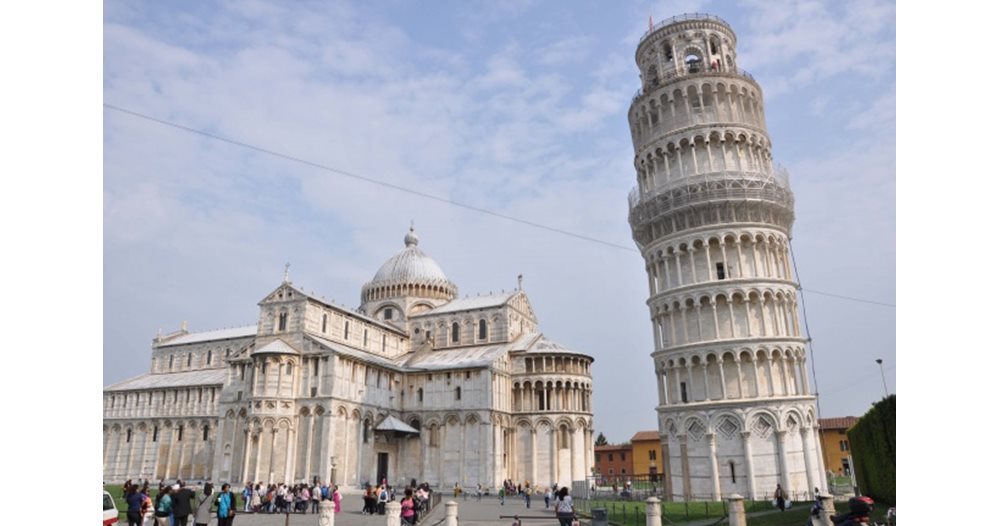 The Leaning Tower of Pisa rose another 4 centimeters