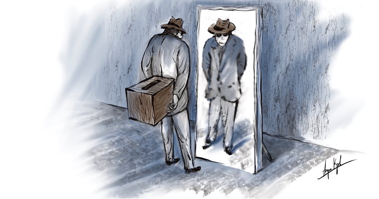 Огледало за срамежливи депутати - вижте как го нарисува Анри Кулев
