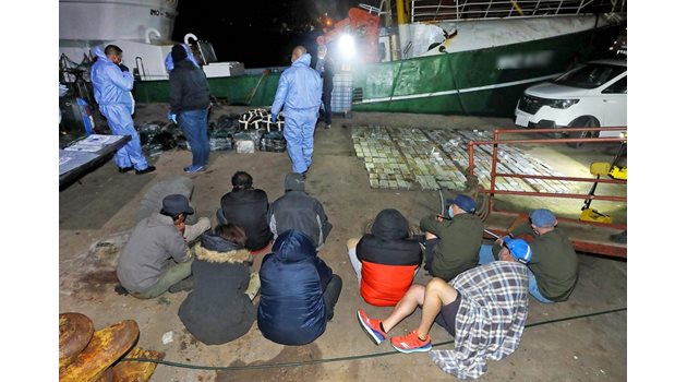 Арестуваха български моряци с кокаин за 40 млн. долара в Южна Африка СНИМКА: Western Cape SAPS