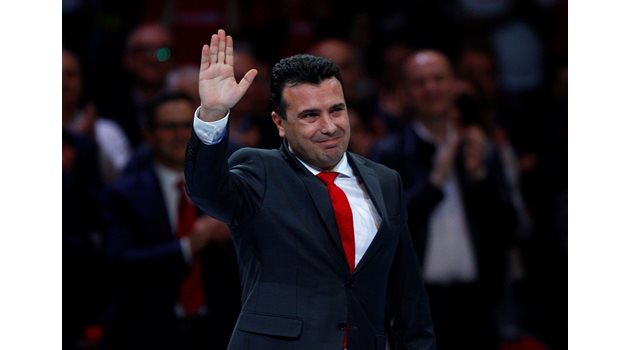 Македонският премиер Зоран Заев  СНИМКА: Ройтерс
