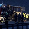 Автобусната катастрофа на магистрала "Струма".
Снимка: Ройтерс