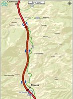 Това е проект на трасето на “Струма” с тунел през Кресненското дефиле.