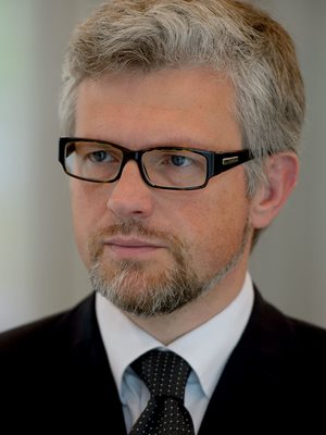 Посланикът на Украйна в Берлин Андрий Мелник СНИМКА: Уикипедия/Heinrich-Boll-Stiftung