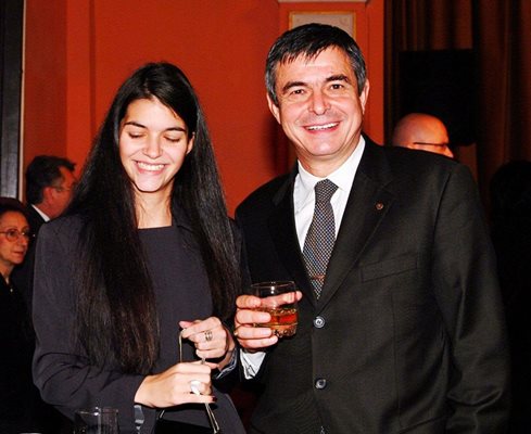 Софиянски и дъщеря му Елена