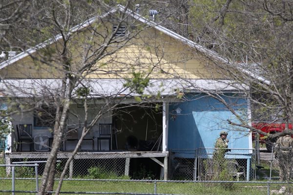 Домът на заодозрения Марк Кондит в Тексас СНИМКА: РОЙТЕРС