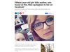 Ученичка уби майка си, запали дома си и после се извини във Фейсбук