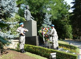 Паметникът на Васил Левски в Пловдив.