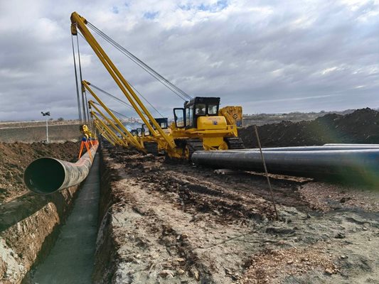 старт на строежа на газовата връзка България - Сърбия
СНИМКИ: Румяна Тонева