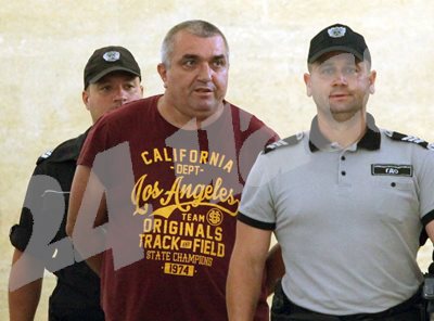 Будимир Куйович, заснет преди година в Софийския градски съд, когато искаше да излезе предсрочно от затвора. Магистратите не разрешиха.