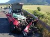 Кола с деца се заби челно в камион край Враца (Снимка)