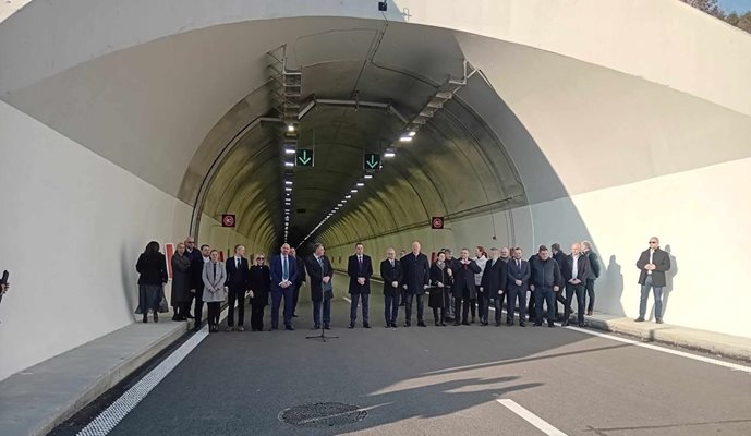 Официално пуснаха за движение тунел "Железница" преди броени дни / Снимка: Тони Маскръчка