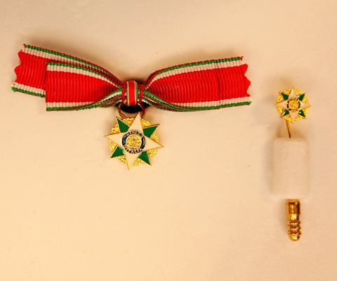 Орденът, който получи Дария Карапеткова.