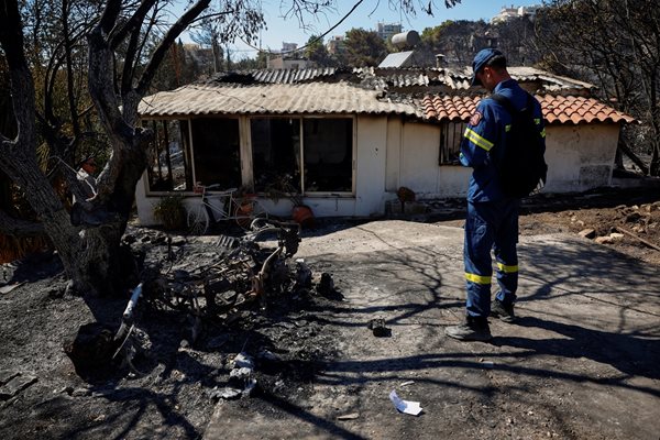 Private homes, company buildings and farms in an area of ​​about 100 square kilometers were destroyed or severely damaged Picture: Reuters