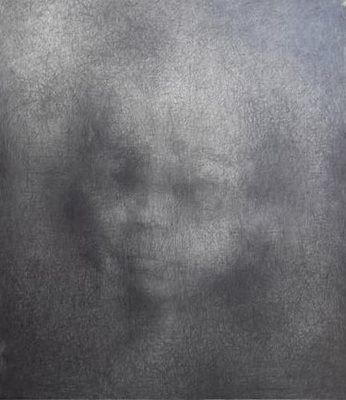 Боряна Петкова - от серията “Изчезнали”, 2014 г., 
графит, 130 x130 см
