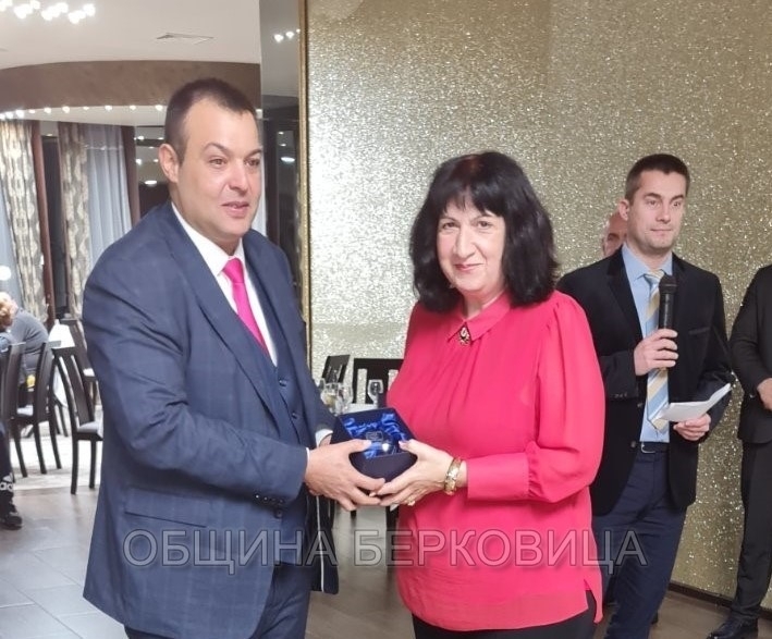 Кметът на Берковица Димитранка Каменова получи приз за добро управление