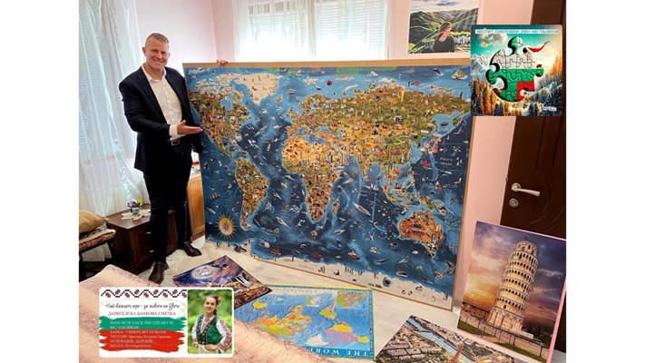 Йордан Кръстев обяви благотворителен кръг за пъзела си от 12 000 части