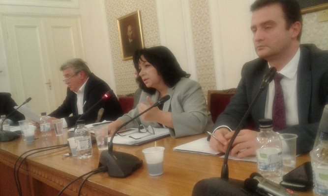 Министърът на енергетиката Теменужка Петкова (в средата) СНИМКИ: Авторката