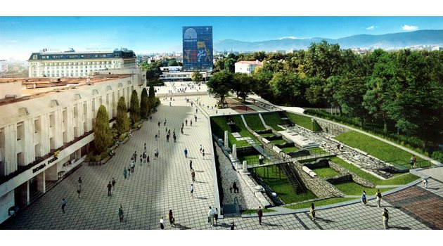 Съвременният площад на Пловдив съвпада с античния и това прави града уникален.