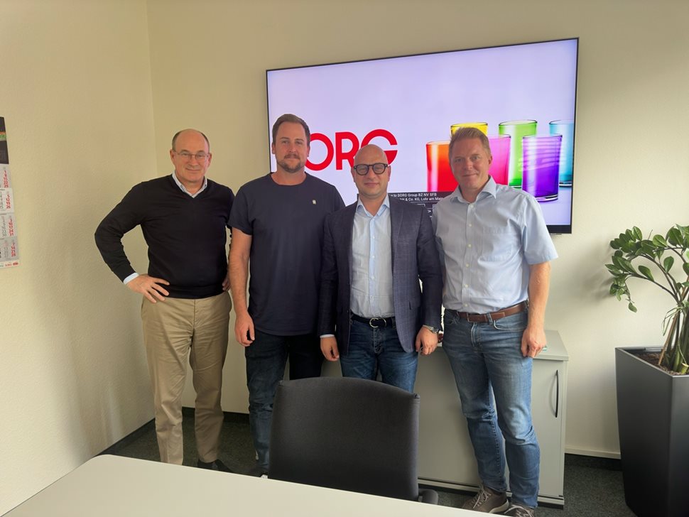 Георги Пасков, Александър Зорг - управляващ съдружник в Sorg GmbH, и част от екипа на Sorg, ангажиран с инвестиционната програма на "Рубин".
