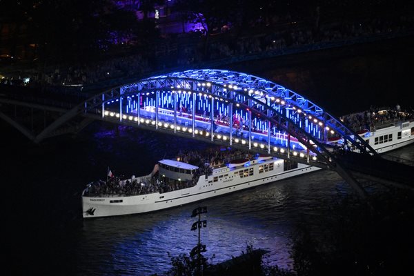 The opening ceremony of the 33rd Summer Olympic Games took place in Paris Photo: Reuters