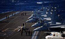 Американският самолетоносач "Хари Труман"  участва във военноморско учение на НАТО в Средиземно море