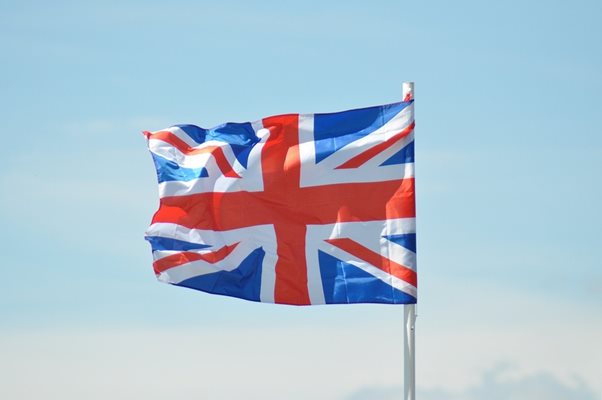 Великобритания знаме Снимка: Pixabay
