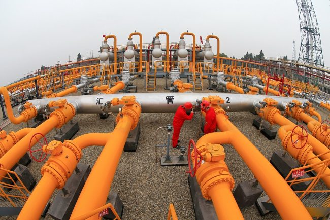 Добивът на природен газ в Китай надхвърля 100 млрд. куб. м годишно през последните 5 години