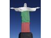 Статуята на Исус в Рио де Жанейро в бяло, зелено и червено на 3 март заради БФС